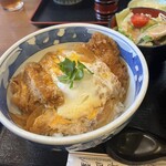 Sobadokoro Nagaokaya - かつ丼セット　そば大