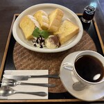 Kashou - フレンチトーストドリンクセット 610円+ブラジル サントス 680円