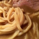 鏡花 - どろ煮干し 麺アップ