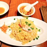 銀座 天龍 - カニチャーハン スープ