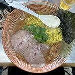 覆麺 智 - 塩ラーメン:大和しじみ