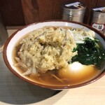 そばの神田東一屋 - アサソバビンボー！　
      朝そば＋ごぼうかき揚げ！