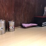 そばの神田東一屋 - コンディメンツ。