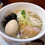 志のわ - ＊背脂醤油 味玉のせ（¥1,050）