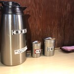 そばの神田東一屋 - コンディメンツ。