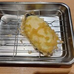 Tempura Hirao - ナスの天ぷらです。（2023.12 byジプシーくん）