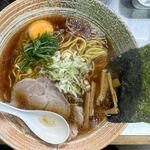 Fukumentomo - 覆麺いじり:牡蠣出汁（醤油）・生たまごTP