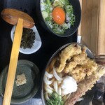 さぬきうどん 麦笑 - うどん、めし、たかな、しょうが