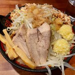 東京ぶたくらぶ - 豚ラーメン＋メンマ＋フライドオニオン