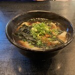 味の終着駅 次郎長 - ハーフワンタンスープ(たぶん350円)