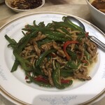 龍門 - 豚肉とピーマン炒め