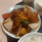 中国料理 珍満 - 酢豚アップ