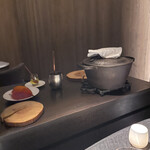 ハジメ - 湖　　月とスッポン　　演出の準備が始まりました　ショーのスタートです