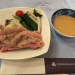 三の丸ホテル - 豚肉の冷しゃぶ