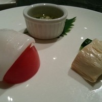 中国料理 「王朝」 ヒルトン名古屋 - 王朝特製生湯葉と海の幸の冷菜