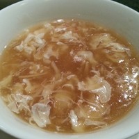 中国料理 「王朝」 ヒルトン名古屋 - 干し貝柱と蟹肉入りふかひれスープ