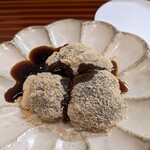 割烹 市川 - 蓮根餅