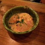 立呑み 浅草 洒落者 - 真鯛の生ゆば和え