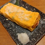 鳥道酒場 - 明太子入り厚焼き玉子チーズトッピング