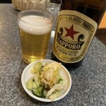 長寿庵 - 瓶ビール