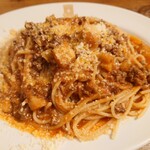 ピッツェリア ドォーロ - 牛タンとごぼうのトマトソース