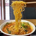 かむら屋 - 細ちぢれ麺