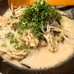 Menya Katsumi - 2023年8月　豚ニラもやしのバカ炒めラーメン　990円