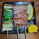 うめづ - 牛串 と ねぎ