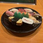 蛇の目鮨 - にぎりランチ1000円