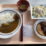 農学部食堂 - こんな感じのお昼ごはんでした