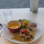 FLAGS Cafe - フラッグスプレートランチ(ドリンク付き)　1350円税込