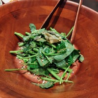 中華旬彩 森本 - 空芯菜の「生」サラダ