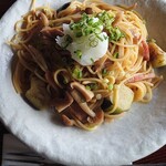 和食処　田舎家 - 秋茄子ときのこパスタ