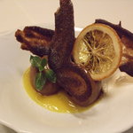 リストランテ ラ・バリック トウキョウ - チョコアイスのデザート（オレンジソース）