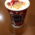 TULLY'S COFFEE SELECT Kitokito Ichiba Toya Marshe Ten - &TEA Strawberry Millefeuille Royal Milk Tea (Hot) – JPY 630, Tax Included