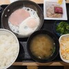 吉野家 - ハムエッグ納豆定食