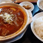 Kouri Mbou - 水煮牛肉定食1080円