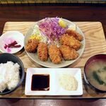 福島 牡蠣と肉たらし ビストロKAI - 20231215牡蠣たらし広島県産牡蠣たっぷりのカキフライ定食