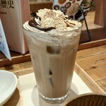 カフェ&ミール ムジ - 黒玄米茶ラテ５００円