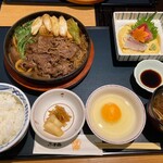 Shabushabu Nihon Ryouri Kisoji - すきやき御膳（和牛霜降肉） ※ご飯大盛¥3,300