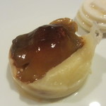 tavola di YOHEI yogi NISHIDA - 石川県白山の天然野生なめことイタリア ロンバルディアのカチョカヴァロディ・ブファラ