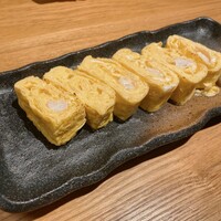 魚の中俣 銀座 - トラフグ白子入り出汁巻き卵