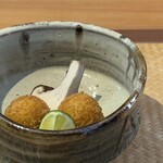 日本料理こまつ - 銀杏フライ