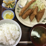 Masago Shokudou - 日替わり定食 B ミックスフライ　700円