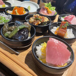 TOKYO FISHERMAN'S WHARF UOHIDE - スペシャルおちょこ丼ランチ