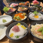 TOKYO FISHERMAN'S WHARF UOHIDE - スペシャルおちょこ丼ランチ
