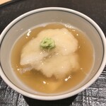 新ばし 星野 - 蛤の蕪蒸し、銀杏、百合根