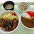 青梅市役所 食堂 - 料理写真:A定食(タレカツ丼)&ミニカレー