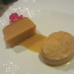 tavola di YOHEI yogi NISHIDA - 長野のシナノゴールドのジェラート２種