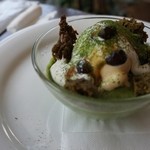 パフ　カフェ - ミルクのパンナコッタ